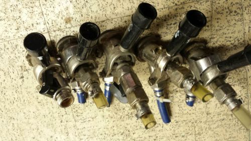 Perlick Keg Couplers Keg Taps Lot of 5