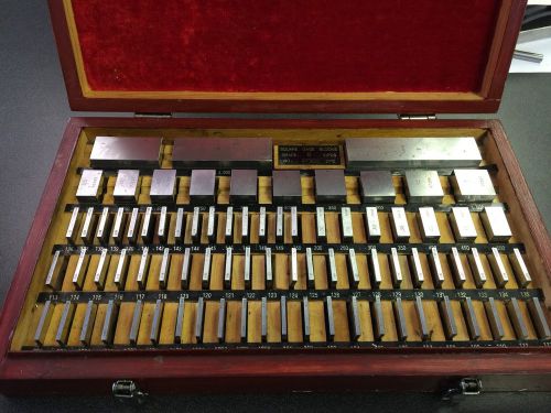 81 pcs square gauge block set for sale