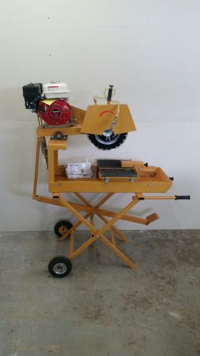 HOC QC350 COMMERCIAL HONDA GX160 TILE CONCRETE GAS POWERED SAW + 1 YEAR WARRANTY