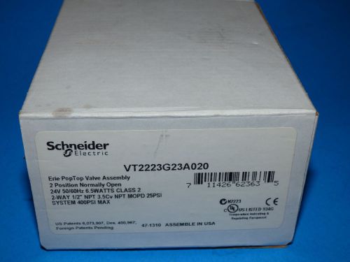 Scheider VT2223G23A020 Erie PopTop 2-Way Valve Assembly 1/2&#034; 400PSI
