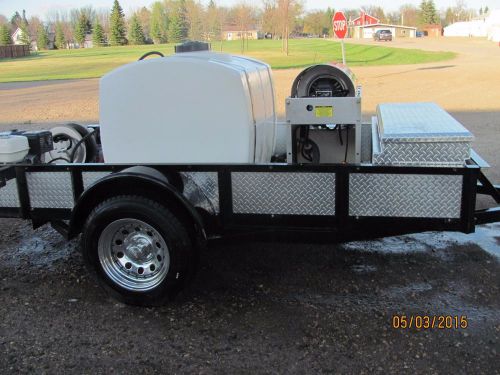 2014 Pressure washer trailer hot water on-board generator