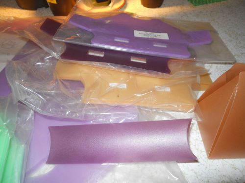 72 New Hard Plastic Merchandise gift BOXES-Elongated Pillow Paks Misc. Sizes