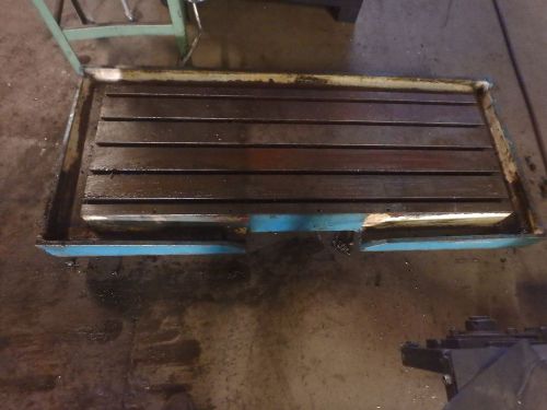 64.5&#034; x27.5&#034; x 6&#034; steel welding t-slotted table cast iron layout plate jig for sale