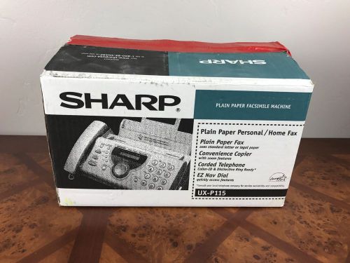 Sharp UX-P115 Plain Paper Facsimile Personal Home Fax Machine