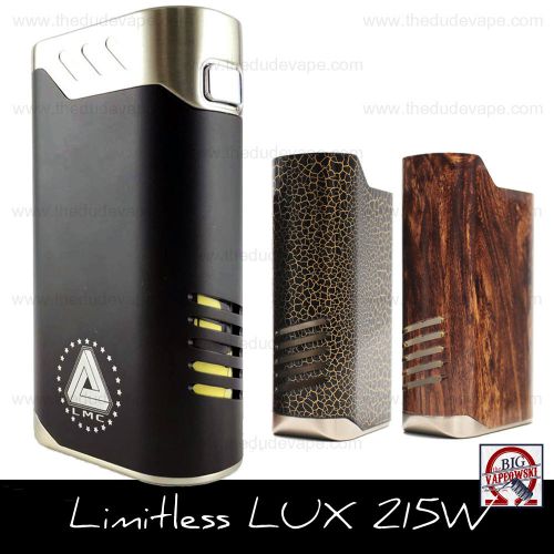 Limitless LUX 215W Mod by LMC | TC | Interchangeable Sleeve | Authentic | Box
