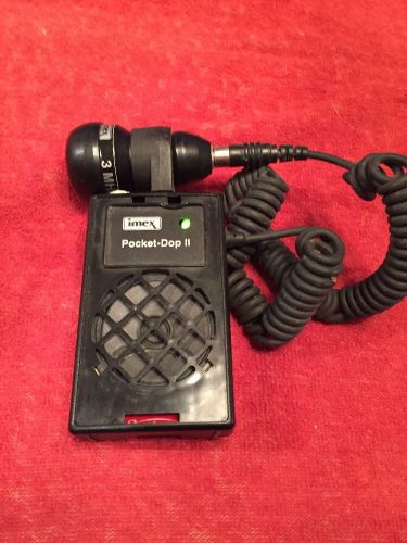 Imex Pocket-Dop™ II 2 Doppler System 6355 3MHZ NO Charger Used