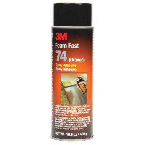 Ounce Aerosol Can FoamFast 74 Orange Spray Adhesive [Set of 12]