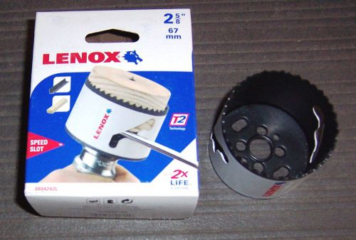 Lenox Tools 3004242L 2-5/8&#034; Bi-Metal Speed Slot Hole Saw