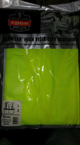 Ergodyne Glowear High Visibility Vest #8210HL size L/XL lime, ANSI Class 2