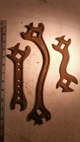 Vintage 3 Acetylene Welding Torch Tank Wrenches