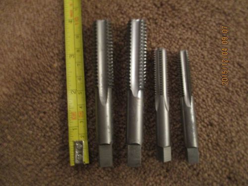 Lot of 4 Vintage Tap and Die Tools Assorted  Sizes Made In USA