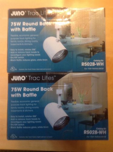 Juno Trac Lite fixture R502B-Wh, 4 Ea.