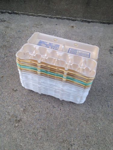 Styrofoam Egg Cartons, Lot of 20, Clean, Size Jumbo, NR!