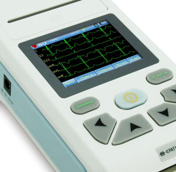 Handheld 12-Lead Electrocardiograph, Meditech EKG101t