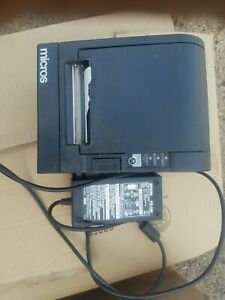 Epson TM-T88III Micros Receipt Printer M129C With AC Adapter, Tested Working
