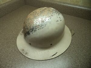 Vintage Steel Hard Hat USS Steel Mill Worker ~ Army Helmet US Govt. Property