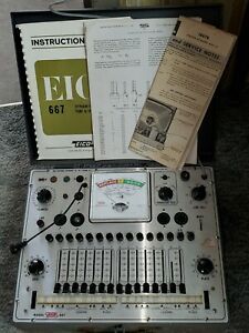 Vintage EICO Model 667 Dynamic Conductance Tube/Transistor Tester 
