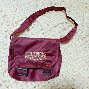 Helzberg Diamonds Burgandy Mini Couriers Gift Bag