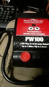 Power Wizard PW100, 110V Plug-In Low Impedance Electric Fence Energizer Tested