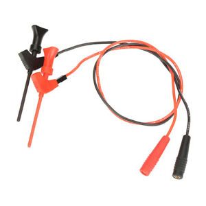 Test Lead Black Red Banana Plug Test Clip Hook Set Test Hook 2Pcs Banana Plug