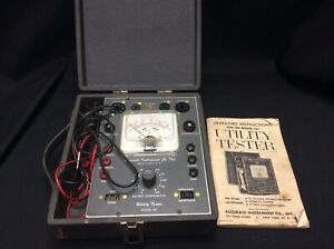 Accurate Instrument Co. Model 161 Tube Tester AS-IS FOR PARTS