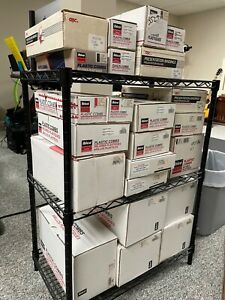 23 Boxes of Ibico Plastic Combs Presentation Bindings Ring Black Grey Navy Red