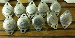 Lot of 10, 110W NPN TO3 Pwr Xistor, 300VCEO 530VCBO 5MHz  Tektronix 151-0368-00