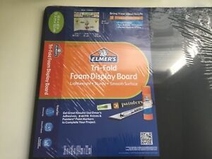 Elmer’s Tri- Fold Foam Display Board  Black Size:38 in x 48 in