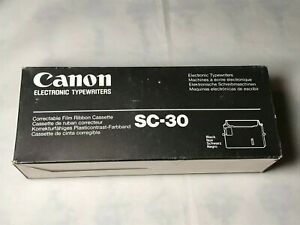 Canon SC-30 Electronic Typewriters Correctable Film Ribbon Cassette 6 Pack black