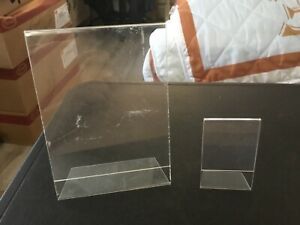 Plastic Stand Up Sign / Picture Holders