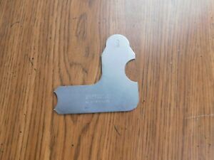 Starrett 167 3/8 Radius Gage No Engraving
