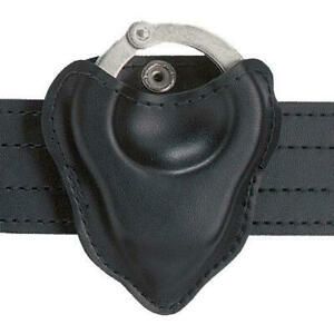 Safariland 090H-22 Black Nylon-Look Open-Top Formed Handcuff Pouch