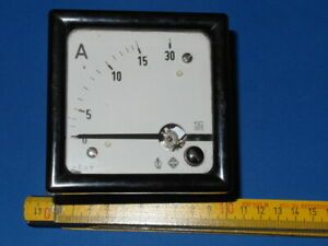 EAW Amperemeter Amperemesser 0-30 A Wechselstrom