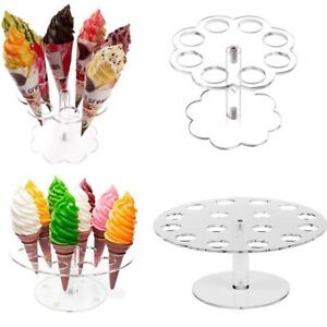 Graduation DIY Kitchen Tool Party Supplies Ice Cream Cone Holder Display Stand