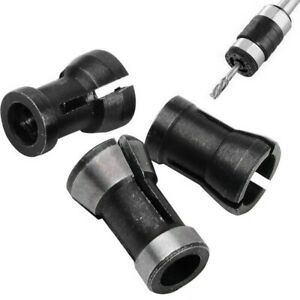 3pcs Set Small Chuck 6mm 8mm Collet Chuck For Boring Cutters For Drills