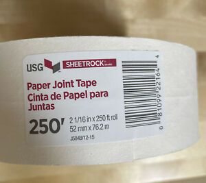 USG Sheetrock Brand 2 1/16&#034; x 250&#039; Solid Joint Tape