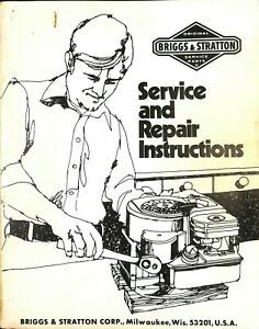 Briggs &amp; Stratton Service and Repair Instructions, Milwaukee WI G5