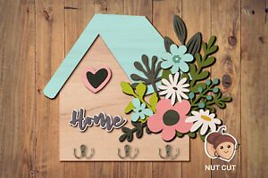 Welcome Home sign SVG Laser cut files for Glowforge, Cricut, CNC, Multi-layer