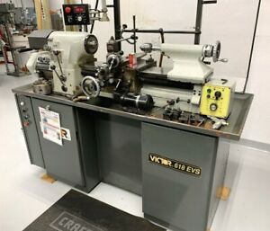 Victor 618 EVS (HLVH-EM) Inch/Metric Precision Toolmakers Lathe LMC #50333