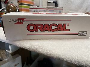 Oracal 651 Vinyl 15&#034; x 10Yds (24&#034; x 30ft) 651G-000 Clear - HARD TO FIND Intermed