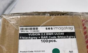 SES IMAGOTAG BOX OF 100 VUSION 2.2 BWR UU340 ELECTRONIC SHELF LABELS R22U01303