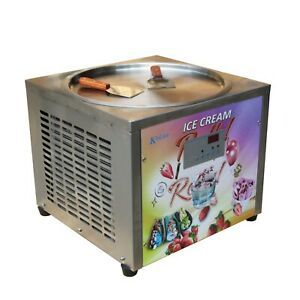 Countertop 45cm 18&#039;&#039; round pan fried ice cream machine rolled ice cream machine