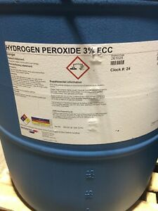 Bulk Hydrogen Peroxide 3% 55 gallon drum