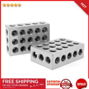 Steel-Hardened Precision 1-2-3-Gauge Blocks (2-Pack) 3 In. X 2 In. X 1 In.