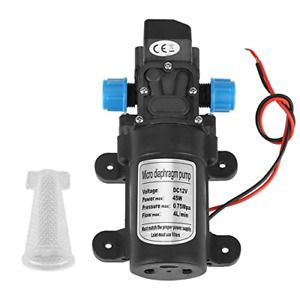 Hilitand DC 12V 45W Mini Diaphragm Water Self Priming Pump Portable Low Noise