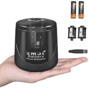 Battery Powered Electric Pencil Sharpener, Fast Sharpen, Suitable for No.2/Color