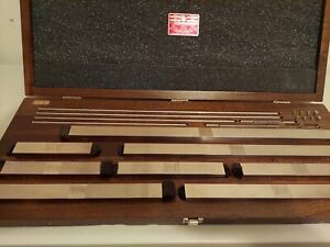 Starrett webber standard inch large long block set - Grand Master mod # SS8A1X
