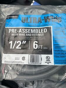 Southwire Ultra-Whip Non-metallic Liquid tight preassembled 1/2&#034; 6ft with wire