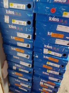 Lot of 11 Pairs Of Totes Kids Taelor&#039;s Black Snow Boots Waterproof Resealers NIB