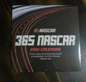 2021 NASCAR 365 TRIVIA CALENDAR FOR THE ULTIMATE NASCAR FAN - 12&#034; X 12&#034;  NEW